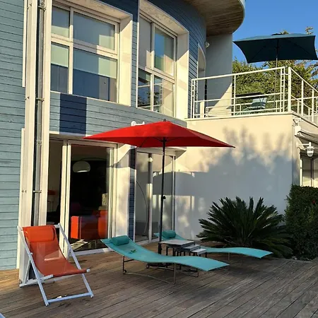 Maison Bleue Royan 230 M2 With Pool 300 Meters From