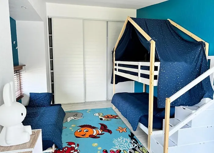 Maison Bleue Royan 230 M2 With Pool 200 Meters From Βίλα *